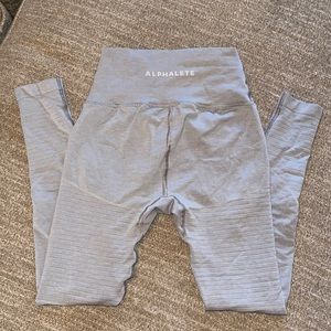 Grey alphalete leggings